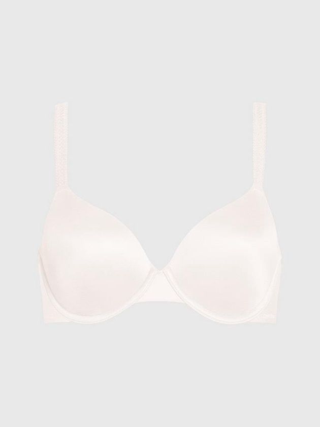 Calvin Klein USA T-Shirt - Liquid Touch Womens Bra Pink 9725416-QM